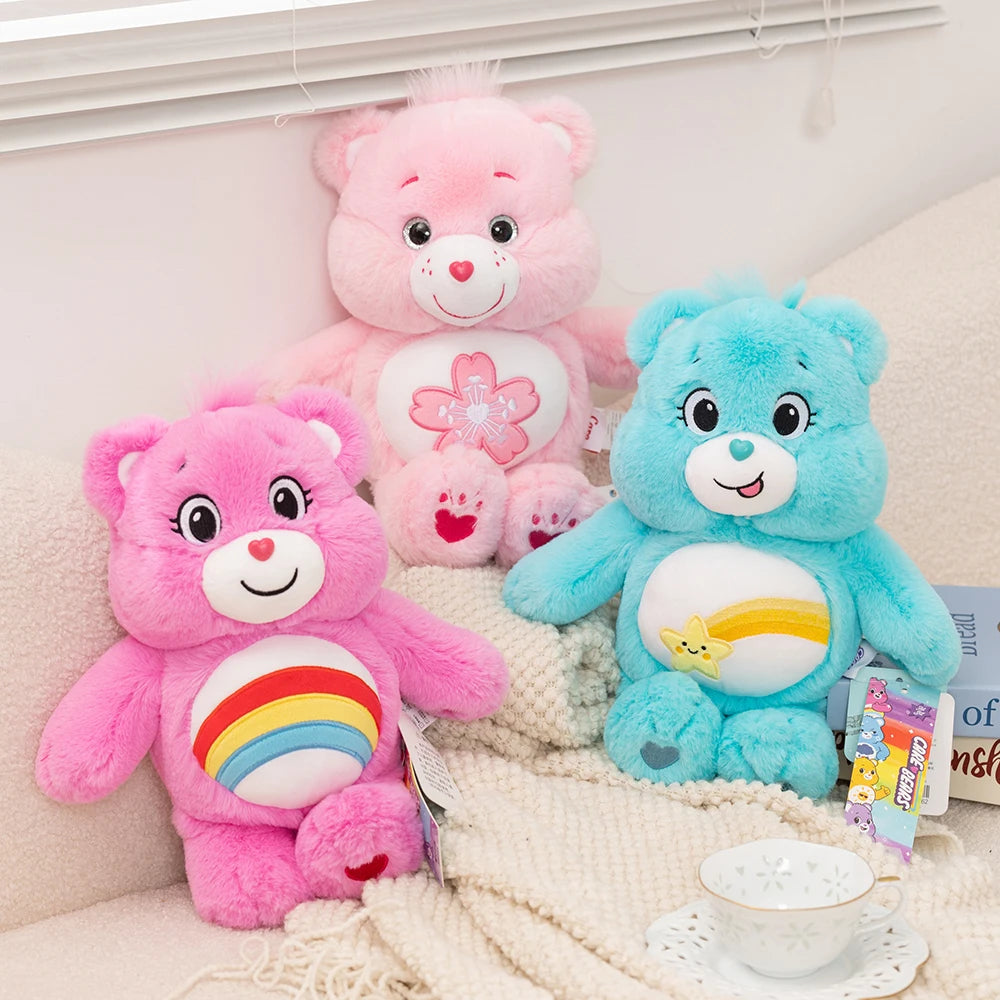 Rainbow Belly Bear Plush Toy
