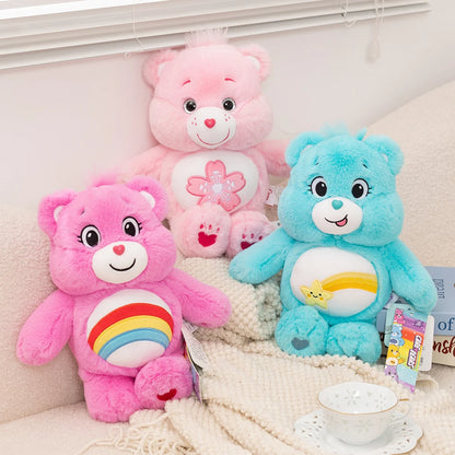 Rainbow Belly Bear Plush Toy